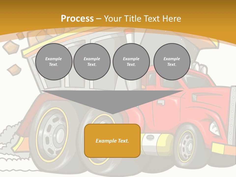 Red Rocks Haul PowerPoint Template