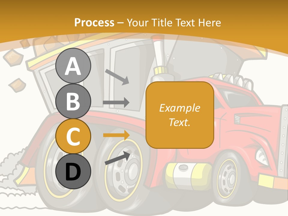 Red Rocks Haul PowerPoint Template