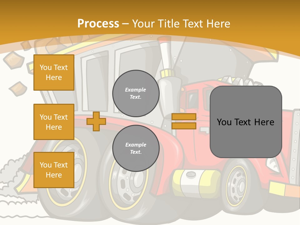 Red Rocks Haul PowerPoint Template