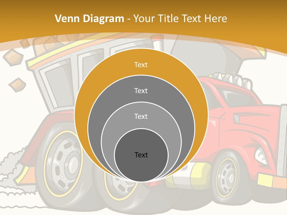 Red Rocks Haul PowerPoint Template