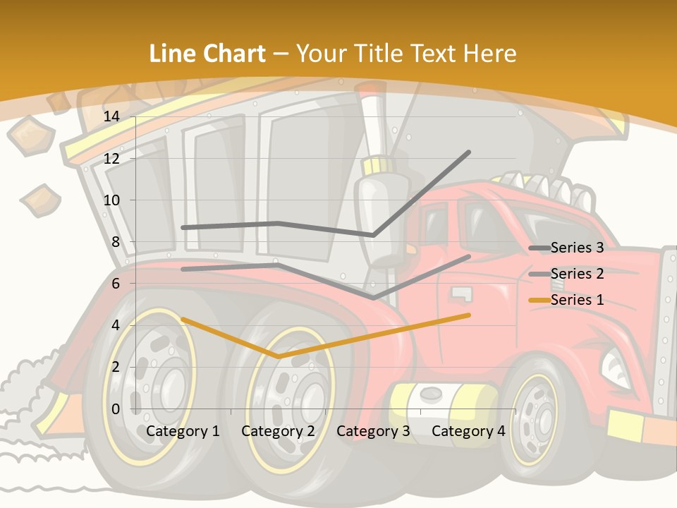 Red Rocks Haul PowerPoint Template