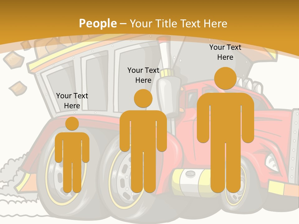 Red Rocks Haul PowerPoint Template