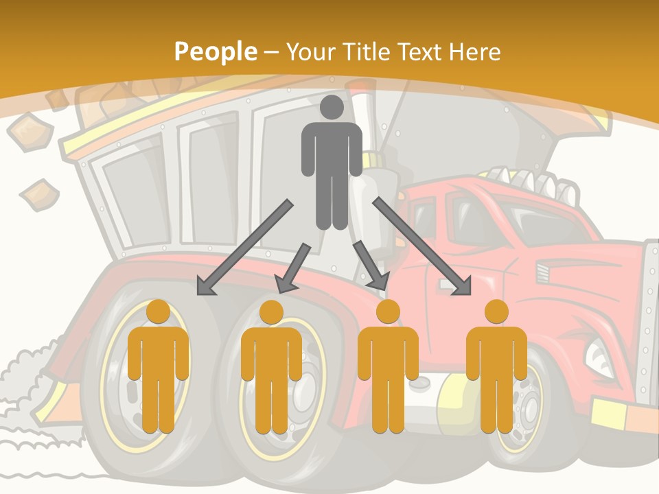 Red Rocks Haul PowerPoint Template