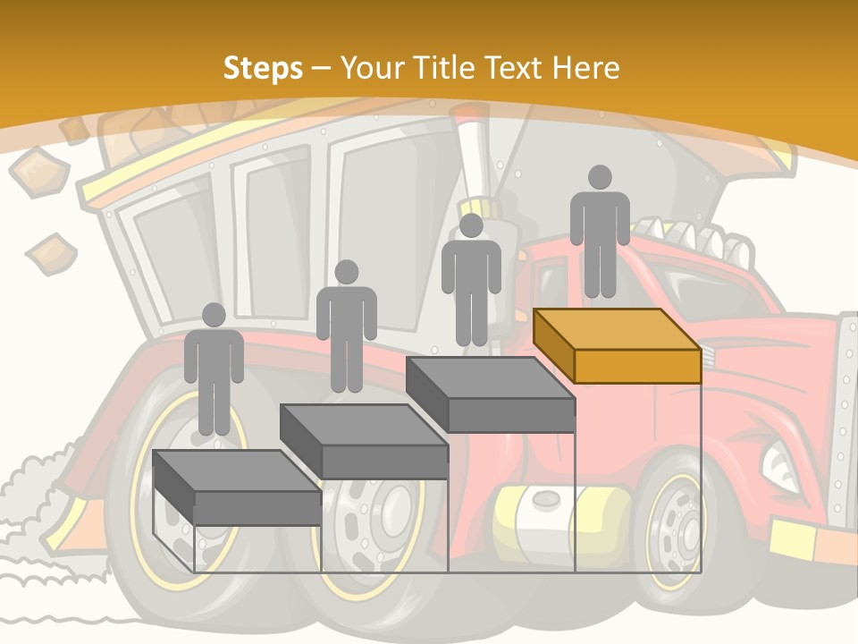 Red Rocks Haul PowerPoint Template