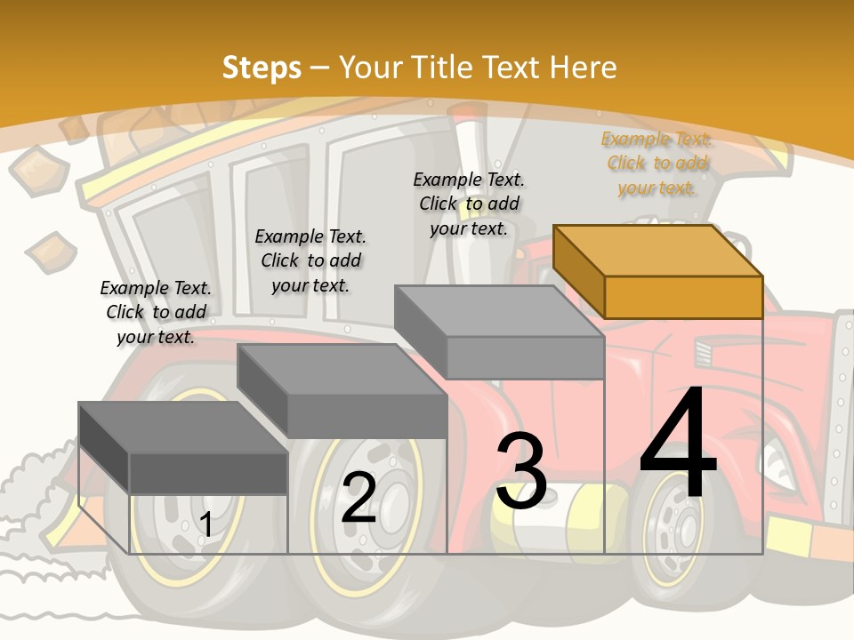 Red Rocks Haul PowerPoint Template