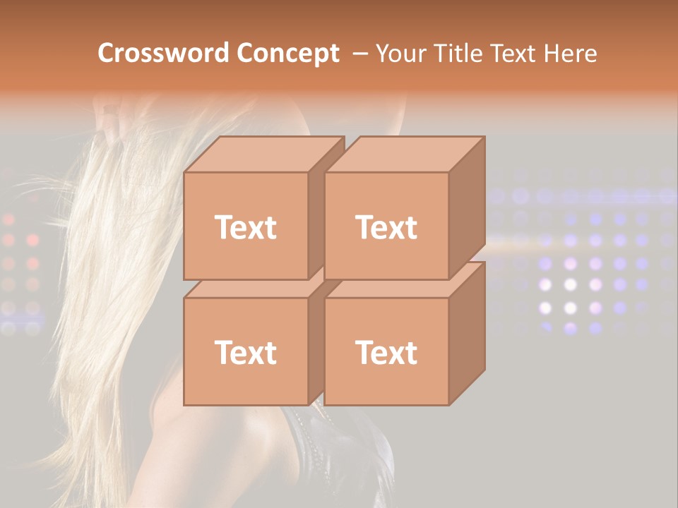Pretty Party Female PowerPoint Template