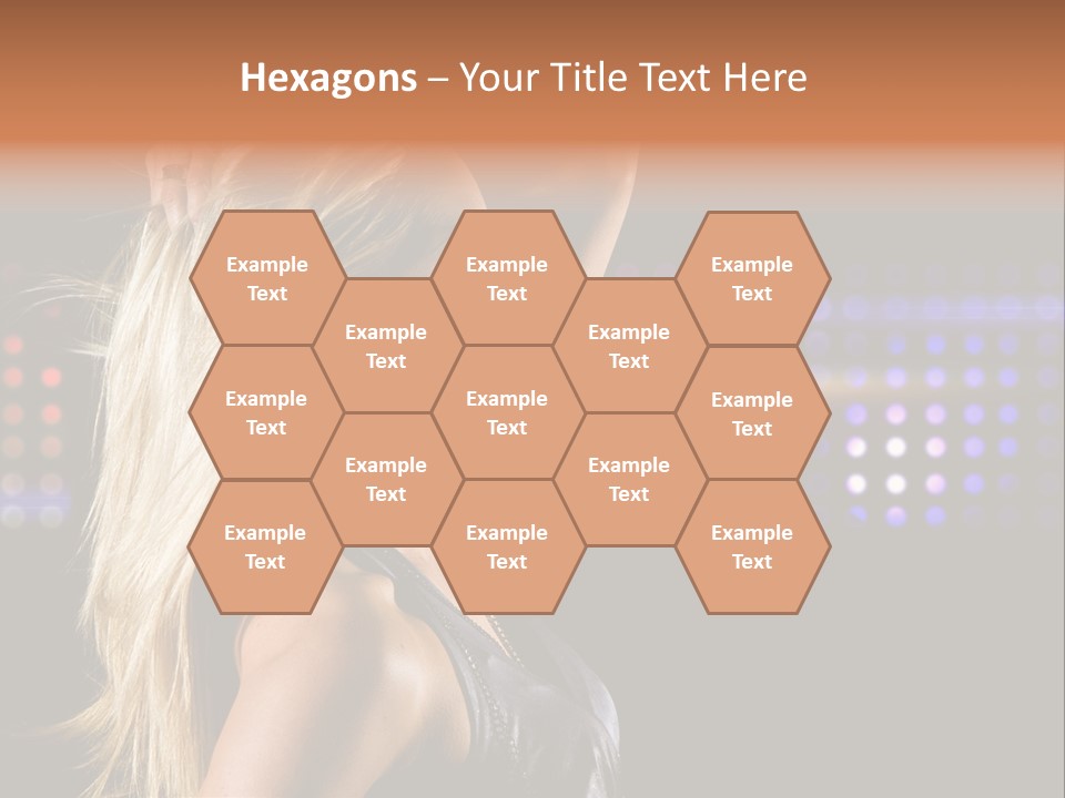 Pretty Party Female PowerPoint Template