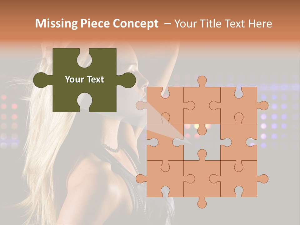 Pretty Party Female PowerPoint Template