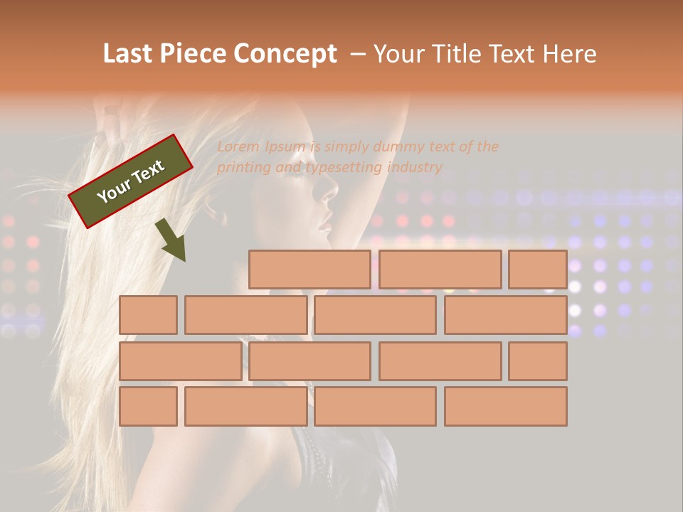 Pretty Party Female PowerPoint Template