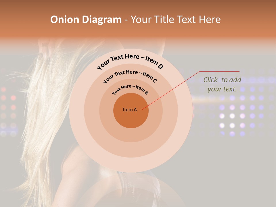 Pretty Party Female PowerPoint Template