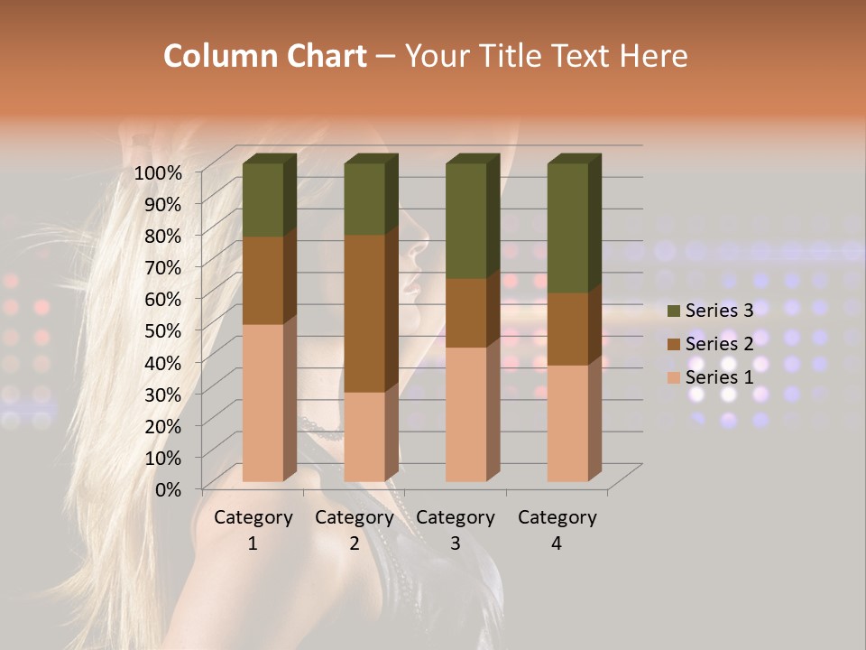 Pretty Party Female PowerPoint Template
