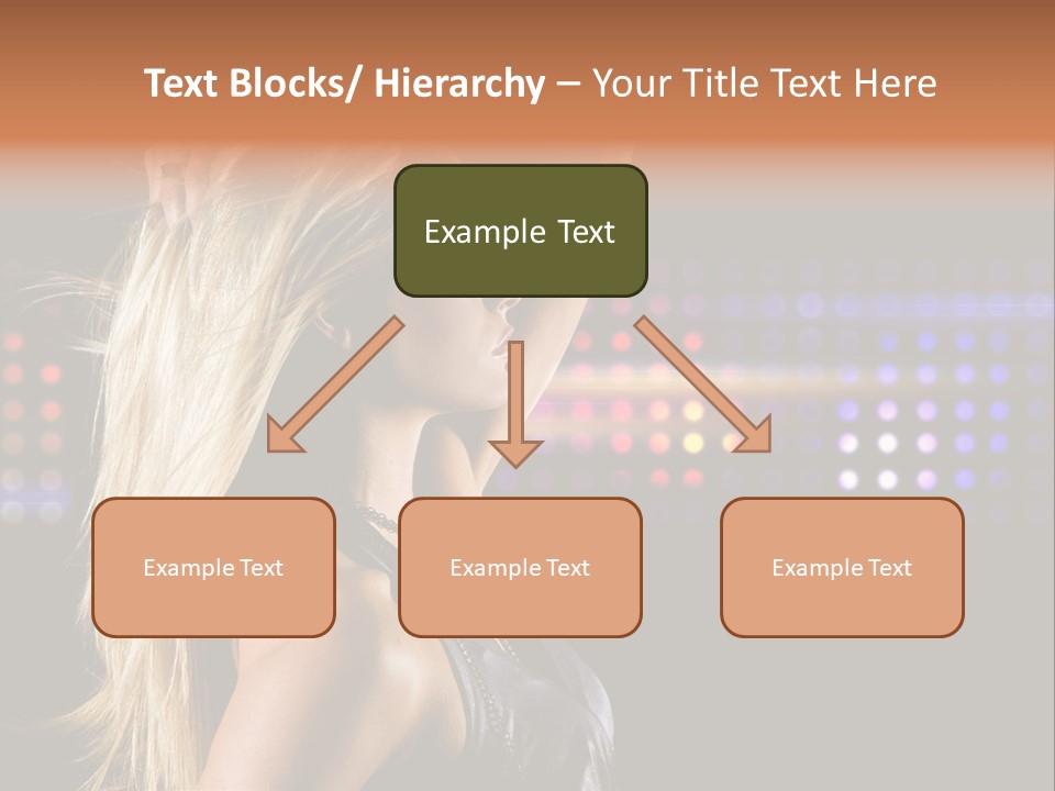 Pretty Party Female PowerPoint Template