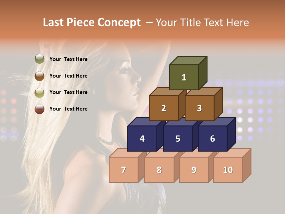 Pretty Party Female PowerPoint Template