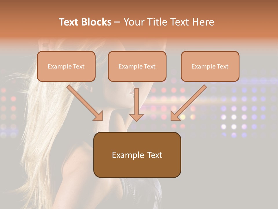 Pretty Party Female PowerPoint Template