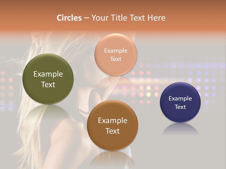 Pretty Party Female PowerPoint Template