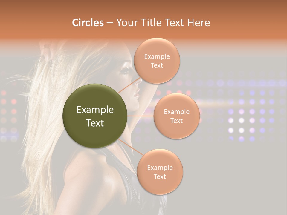 Pretty Party Female PowerPoint Template