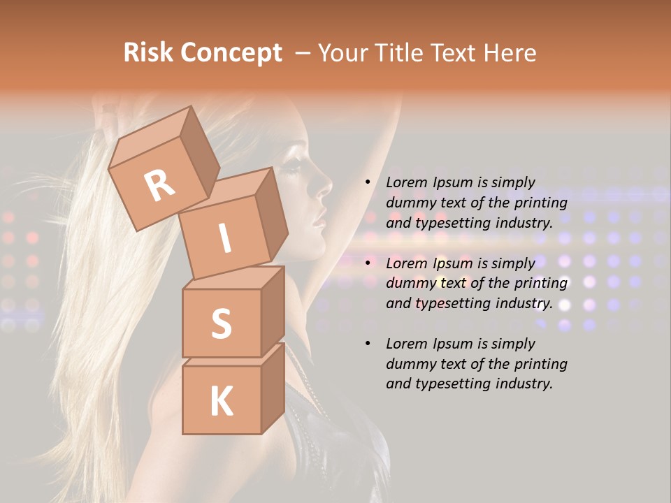 Pretty Party Female PowerPoint Template