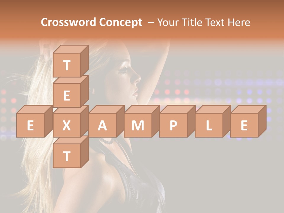 Pretty Party Female PowerPoint Template