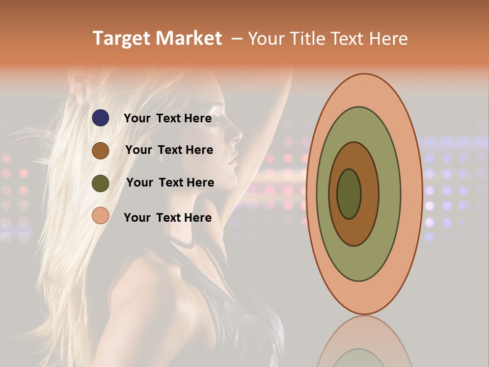 Pretty Party Female PowerPoint Template