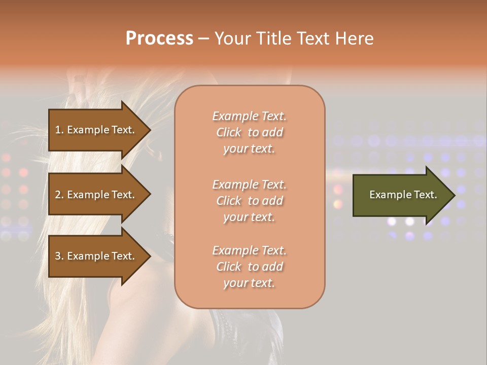 Pretty Party Female PowerPoint Template