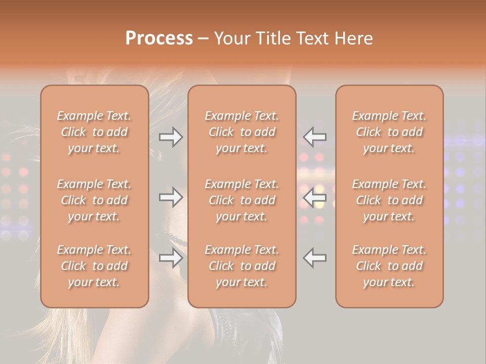Pretty Party Female PowerPoint Template