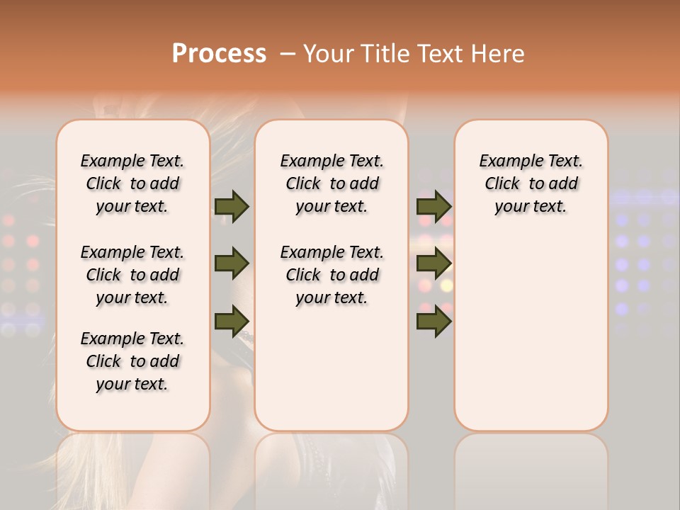 Pretty Party Female PowerPoint Template