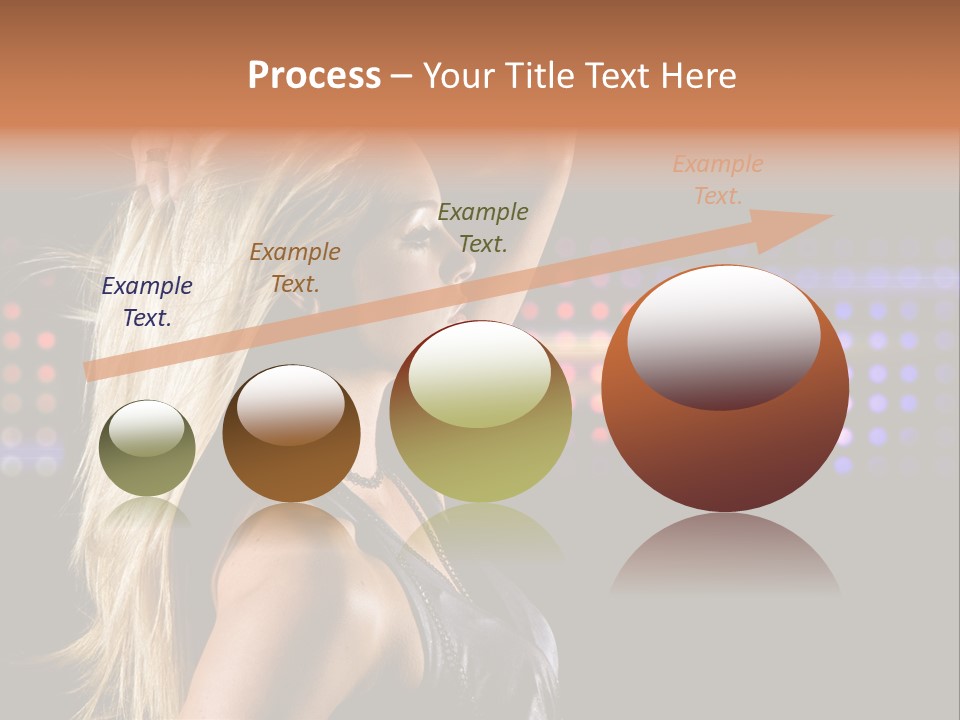 Pretty Party Female PowerPoint Template