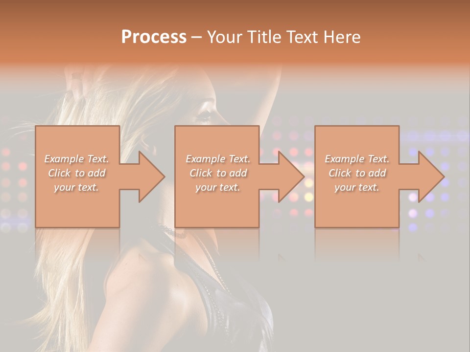 Pretty Party Female PowerPoint Template