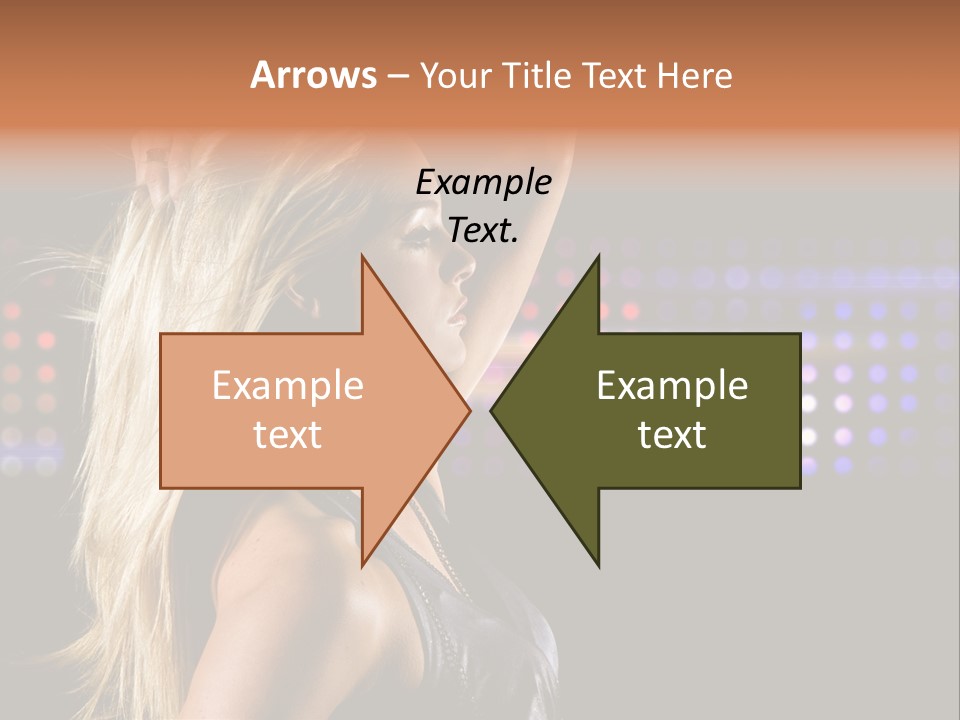 Pretty Party Female PowerPoint Template