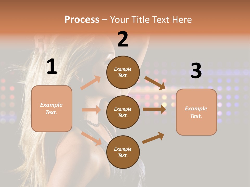 Pretty Party Female PowerPoint Template