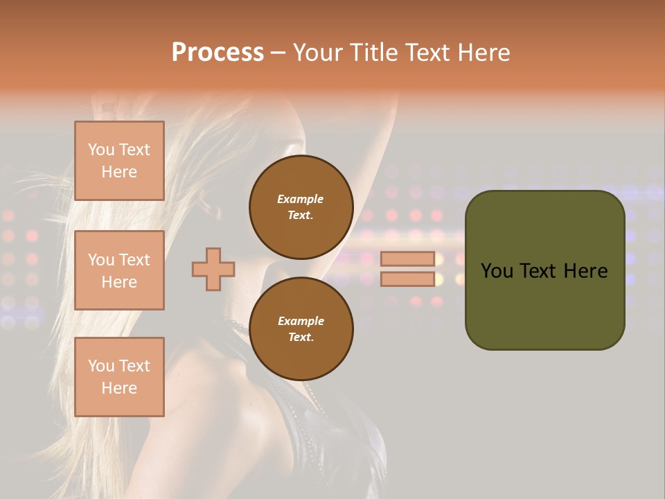 Pretty Party Female PowerPoint Template