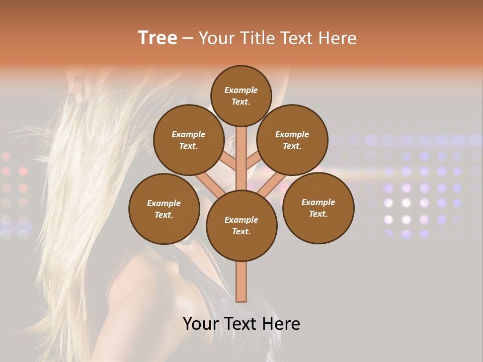 Pretty Party Female PowerPoint Template