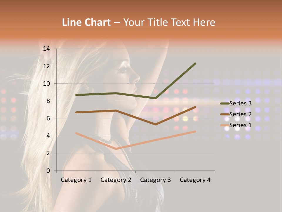 Pretty Party Female PowerPoint Template