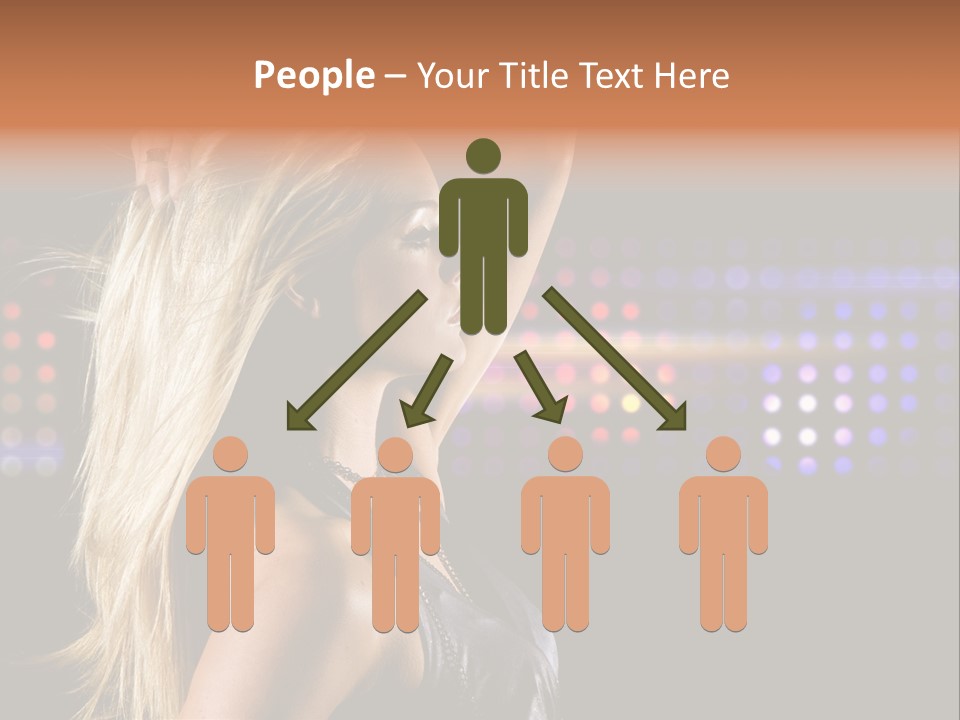 Pretty Party Female PowerPoint Template