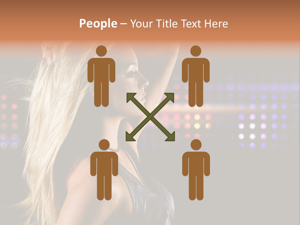 Pretty Party Female PowerPoint Template