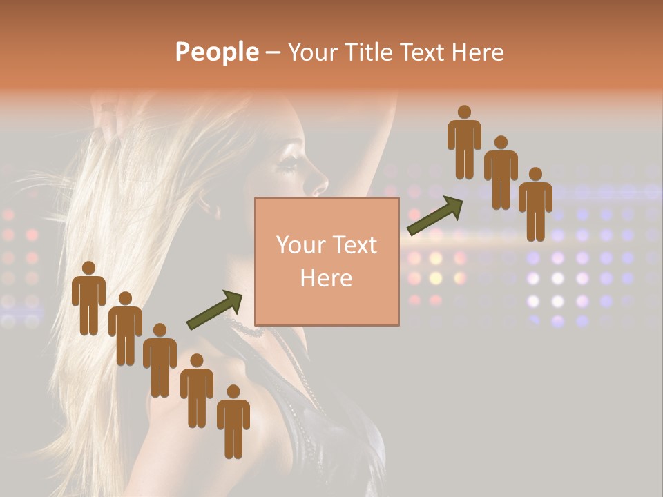 Pretty Party Female PowerPoint Template