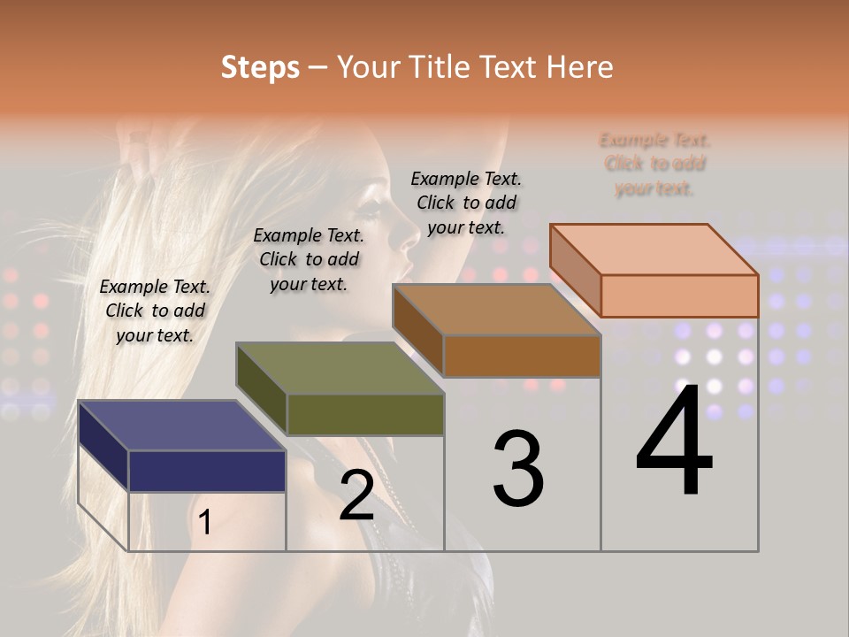 Pretty Party Female PowerPoint Template