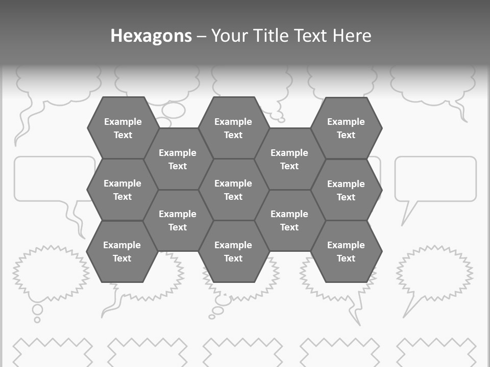 Shiny Backgrounds Closeup PowerPoint Template