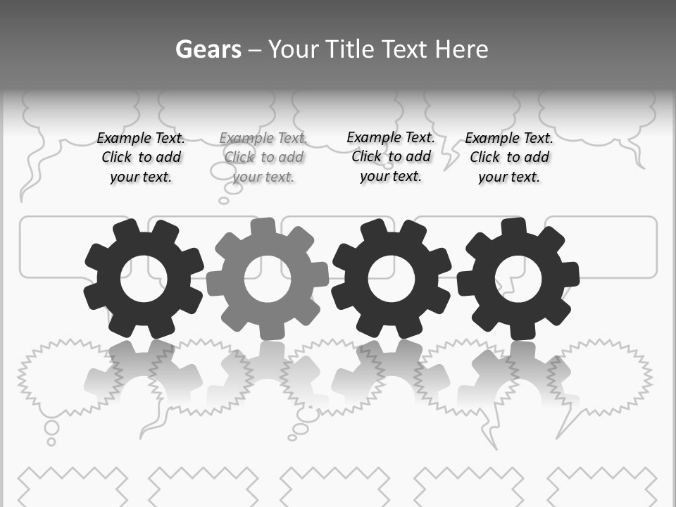 Shiny Backgrounds Closeup PowerPoint Template