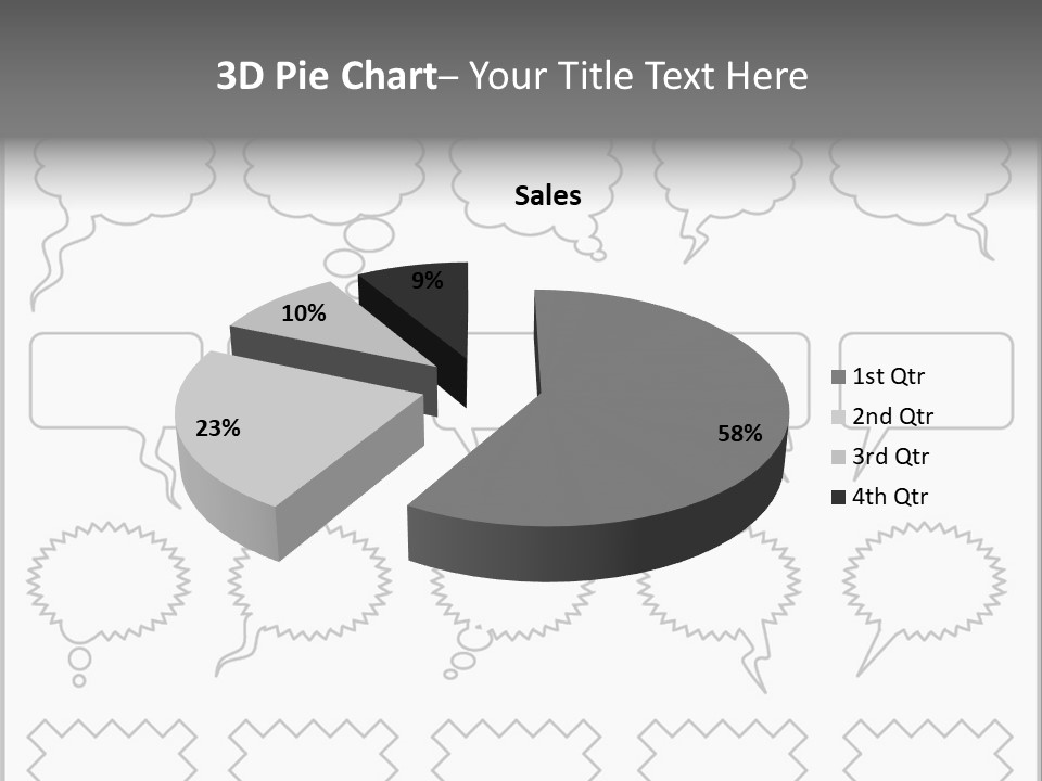 Shiny Backgrounds Closeup PowerPoint Template