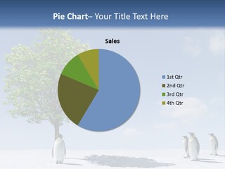 Global Environment Penguin PowerPoint Template