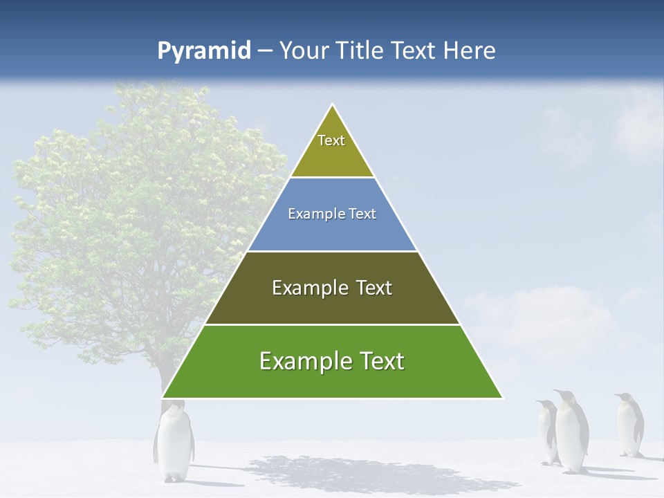 Global Environment Penguin PowerPoint Template