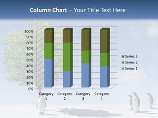 Global Environment Penguin PowerPoint Template