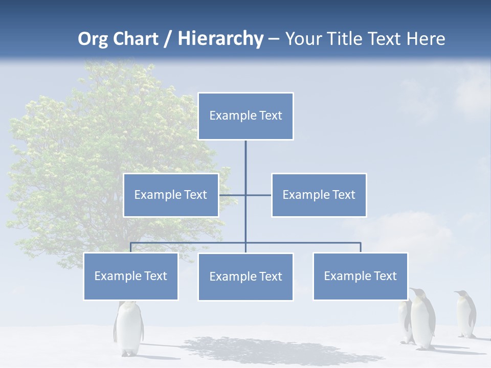 Global Environment Penguin PowerPoint Template