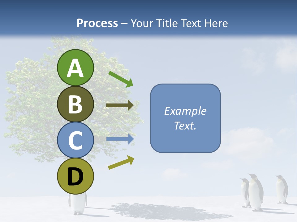 Global Environment Penguin PowerPoint Template