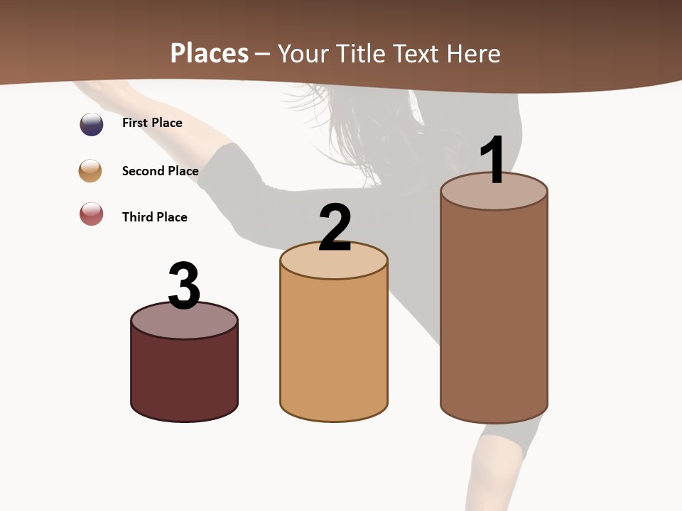 Stretching Balance Hop PowerPoint Template