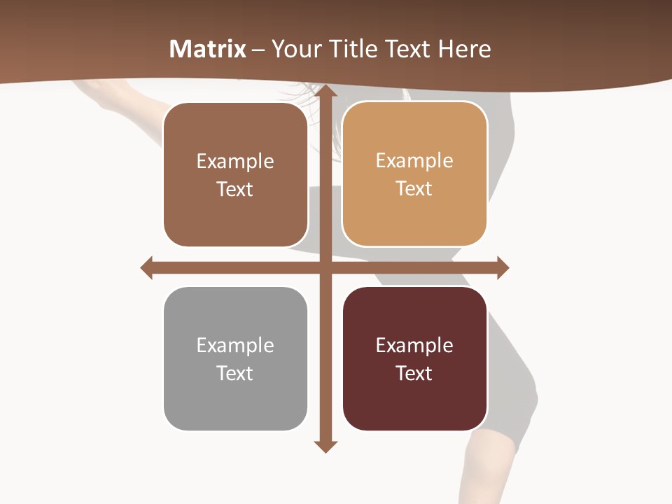 Stretching Balance Hop PowerPoint Template