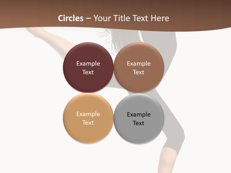 Stretching Balance Hop PowerPoint Template