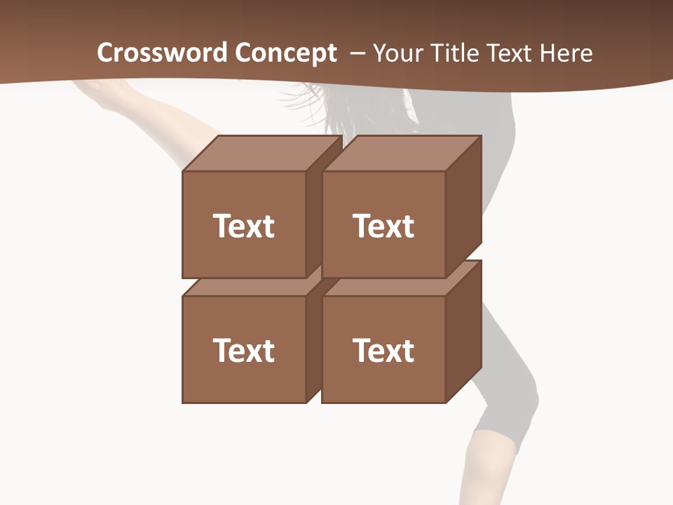 Stretching Balance Hop PowerPoint Template