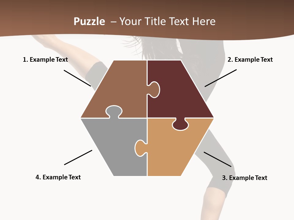 Stretching Balance Hop PowerPoint Template